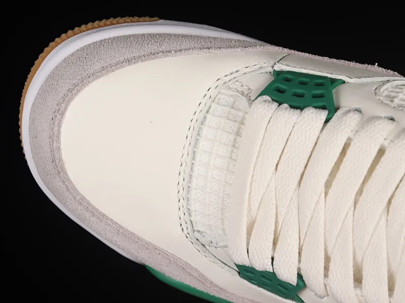 All categories Air Jordan Jordan series basketball shoes Air Jordan 4 Nk SB x Air Jordan 4 "Pine Green" AJ4 Joe 4 joint white green DR5415-103